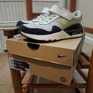 Nike Kids Air Max Shoes - Gray and Black